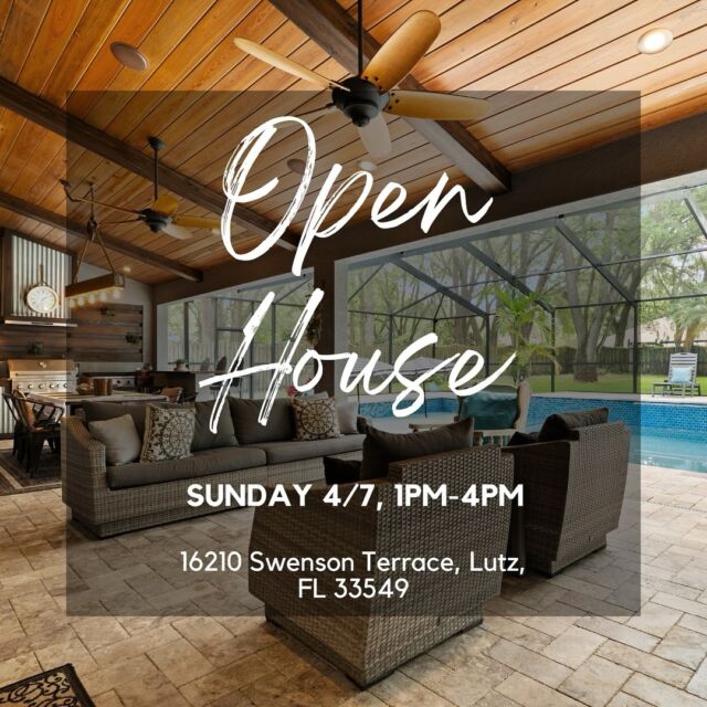 O P E N  H O U S E 💫 

Come see me tomorrow from 1-4pm! 

Home details: 

💲925,000
🛏️ 5 + bonus room 
🛁 3
📐 3,675 SQFT 
🔑 Gated Community 
🚗 2 car garage
🏊‍♀️ Heated + Saltwater pool 
🧑‍🍳 Outdoor Kitchen
🌳.35 acres

Welcome to your dream home! This remarkable 2-story pool home boasts 5 bedrooms, 3 full bathrooms, a bonus room (movie theater), 2 office spaces, and a 2-car garage. It offers spacious living within 3,675 square feet. Features include soaring 20-foot ceilings, a newly renovated kitchen with granite countertops and modern appliances, a luxurious upstairs master suite with his and her closets and a garden tub, brand new energy-efficient windows, custom lighting, and brand new carpet in all bedrooms. The outdoor retreat includes a personalized kitchen, screened pool enclosure, heated saltwater pool, and custom pavers. Located in a family-friendly neighborhood with convenient access to amenities and attractions. Don't miss out on this perfect central location, schedule a showing today!